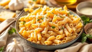 Nudelauflauf "Pasta al forno": Leckeres Ofengericht mit Knoblauch & viel Käse