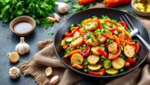 Hähnchen-Gemüse-Wok: in 15 Minuten fertig und richtig knackig