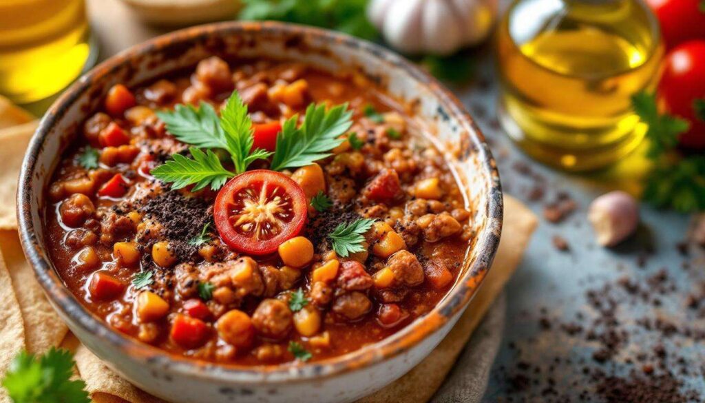 Chili con Carne mit Tortillas: herzhaft, sämig und ganz unkompliziert gekocht