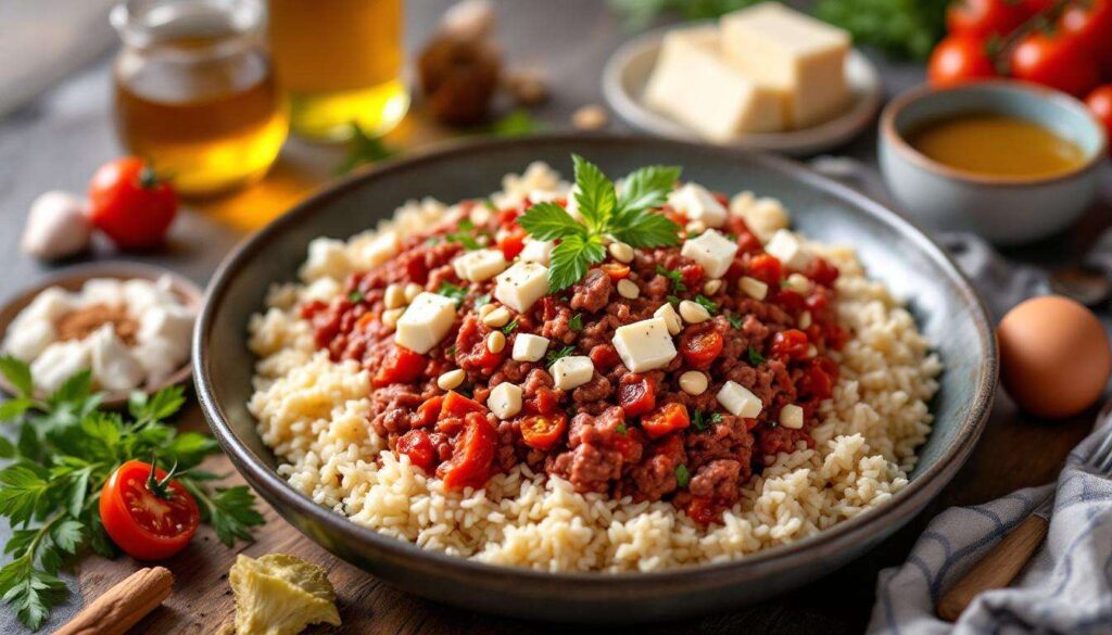 Reisauflauf mit Feta und Hackfleisch: Göttlicher Genuss aus Griechenland