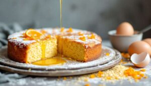 Orangen-Grießkuchen mit Honig – saftig, fruchtig und in 30 Minuten fertig