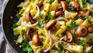 Leicht und vegan: Neues Rezept von den Ernährungs-Docs für Kohl-Champignon-Pfanne