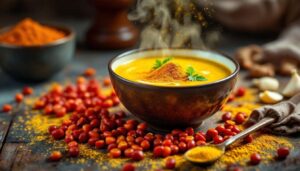 Schnelle Fastensuppe mit Linsen und Kurkuma: Nur 5 Zutaten, fertig in 20 Minuten