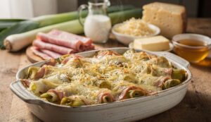 Überbackener Lauch mit Schinken: Dieses Gratin-Rezept aus der Schweiz ist pure Wohlfühlküche