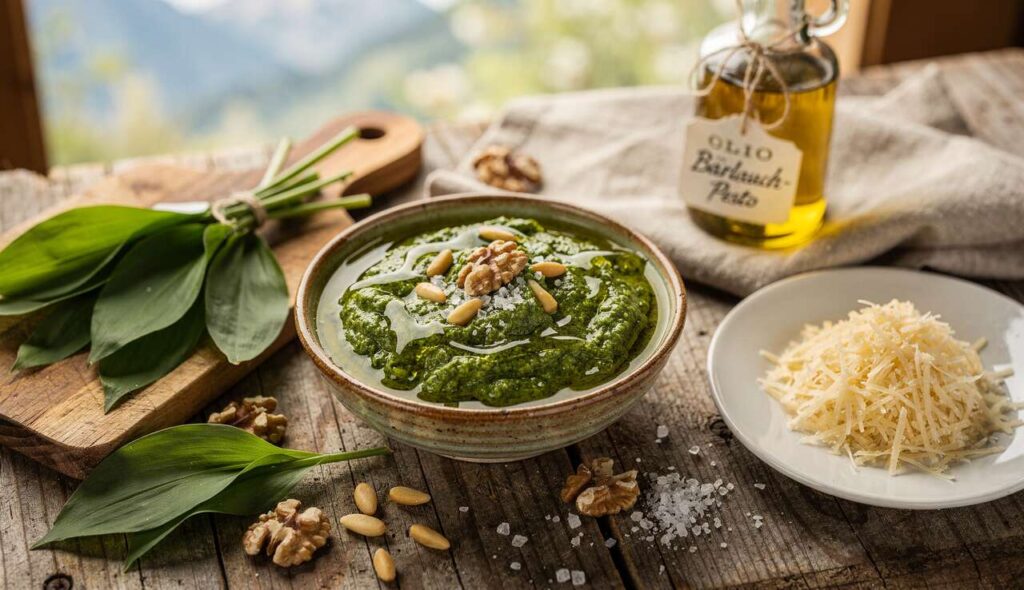 Bärlauch-Pesto wie in Südtirol: Nur 4 Zutaten für den perfekten Frühlingsgeschmack