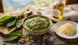 Bärlauch-Pesto wie in Südtirol: Nur 4 Zutaten für den perfekten Frühlingsgeschmack