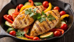 Lecker und gesund: Hähnchenpfanne mit Gemüse - ein Rezept der Ernährungs-Docs