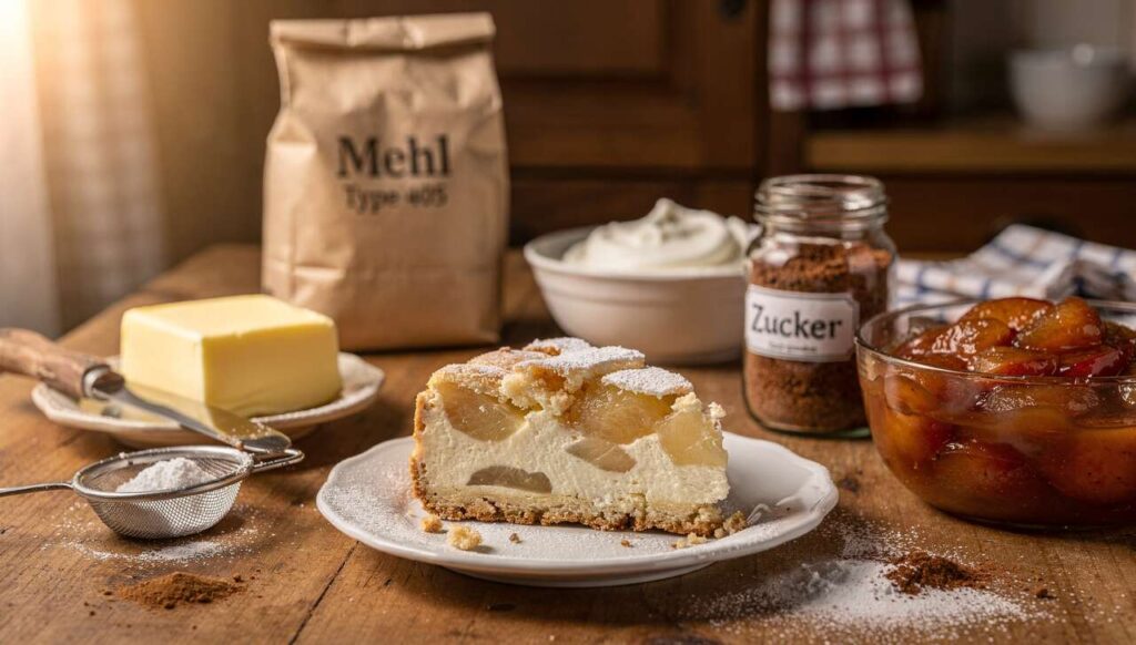 Omas Apfel-Schmand-Torte: knuspriger & cremiger Kuchentraum für jeden Anlass