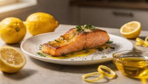 Karfreitag-Klassiker: Gebratener Lachs in Zitronenbutter steht in 20 Minuten auf dem Tisch