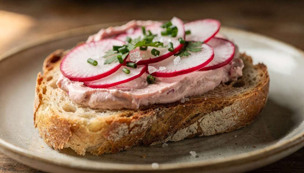 Radieschen-Butter auf frischem Brot, warum dieses Frühlingsrezept gerade überall viral geht