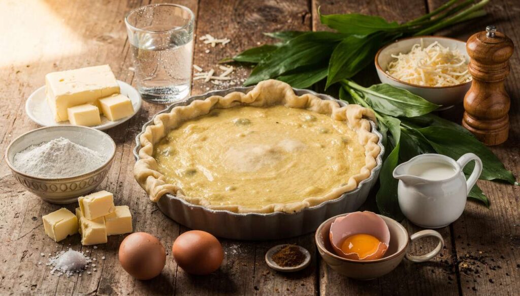 Bärlauch-Quiche ohne Vorbacken, dieses schnelle Rezept überzeugt auch Skeptiker