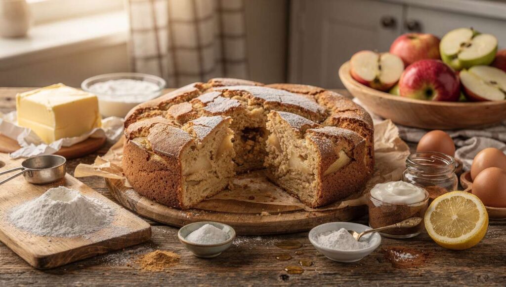 Apfelkuchen wie bei Oma, mit diesem Teig-Trick wird er unglaublich saftig