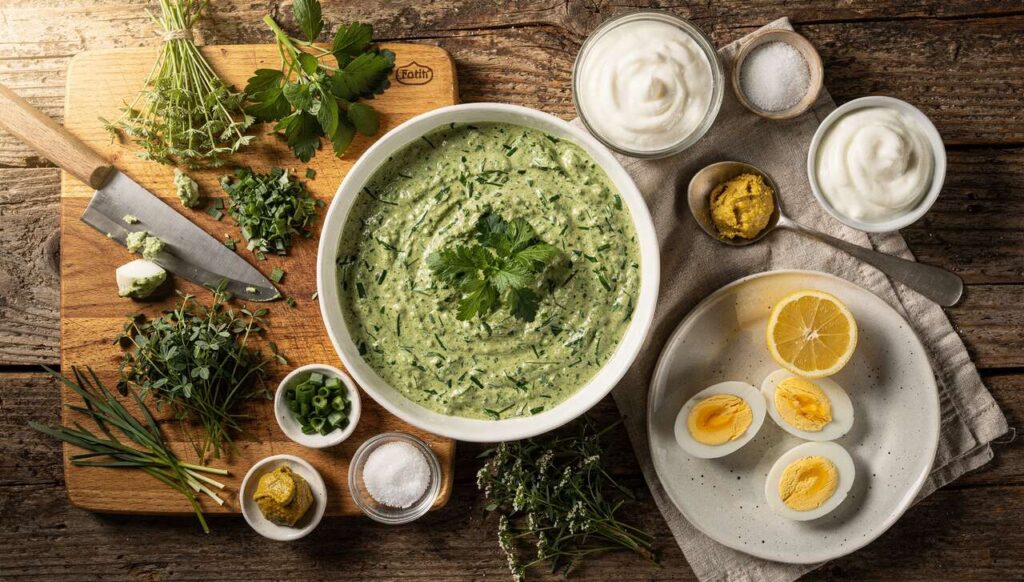 Grüne-Soße-Rezept wie in Frankfurt, diese 7 Kräuter gehören unbedingt hinein